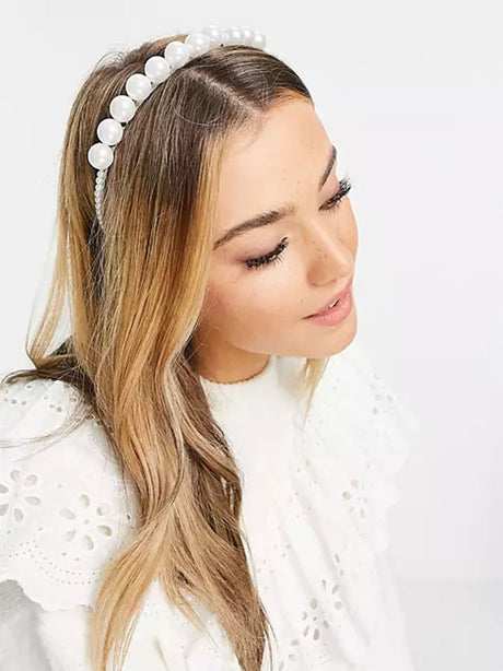 Image for Headband With Oversized Pearl Detail