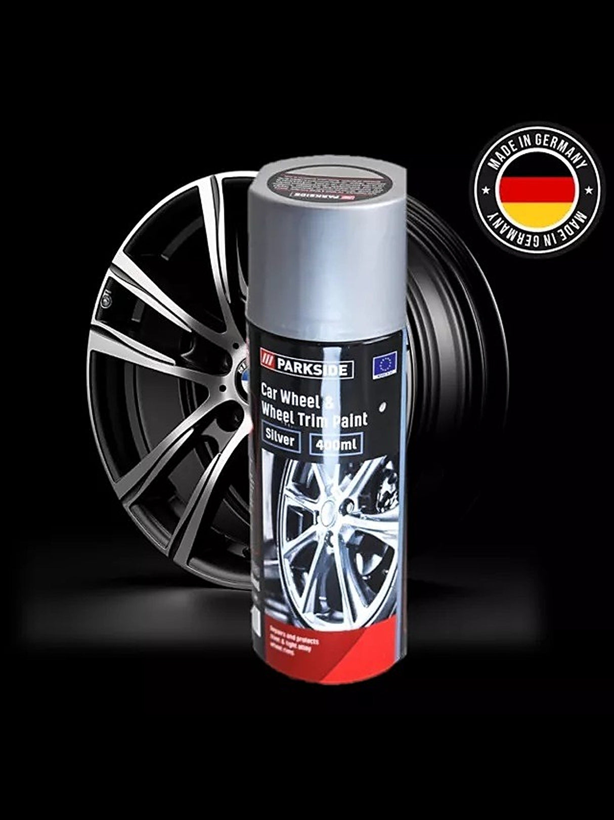 Image for Car Wheel & Wheel Trim Paint, Silver, 400 Ml