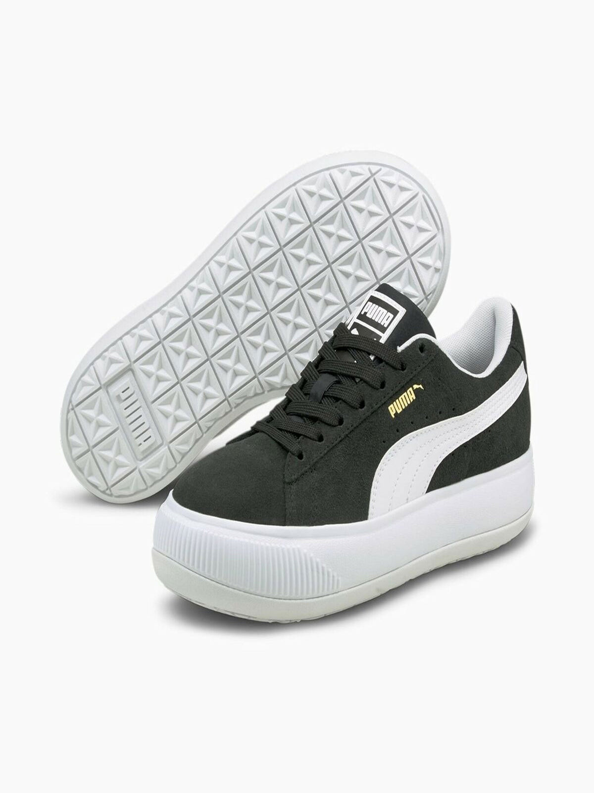 Image for Women's Suede Lace Up Sport Shoes,Black