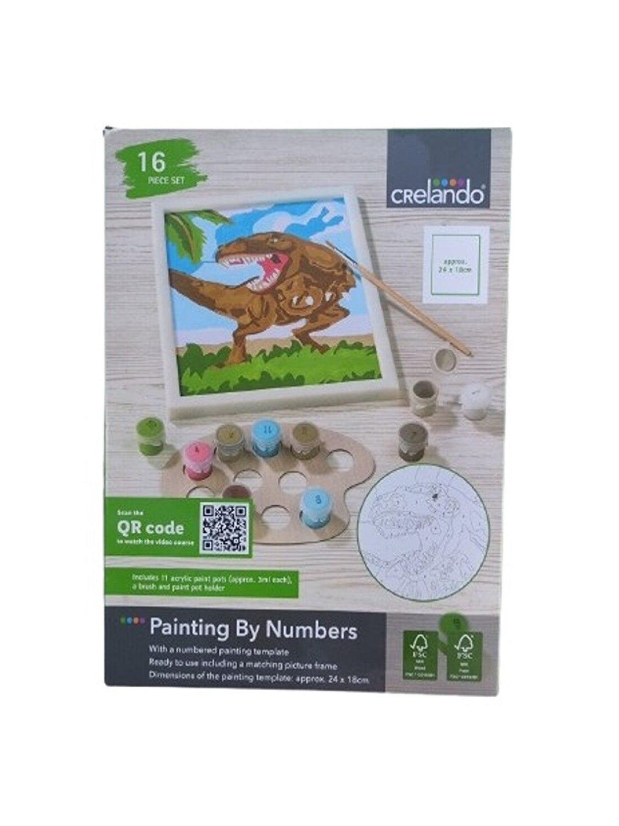 Image for Painting By Numbers, Dinosaurs Figure