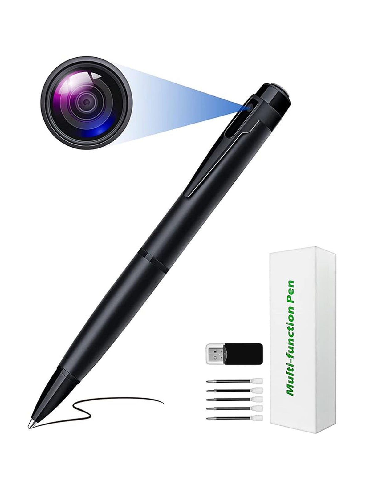 Image for Spy Camera Pen, Hd 1080P