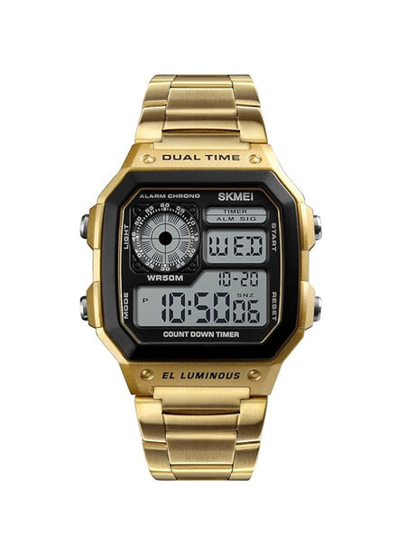 Image for Men'S Digital Gold Color Watch