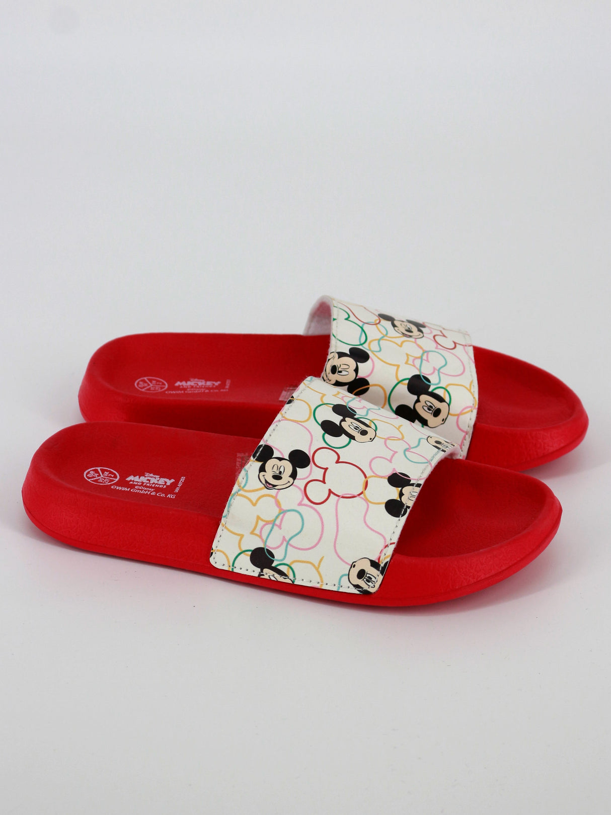 Image for Kids Girl Graphic Printed Slide Sandals,Multi