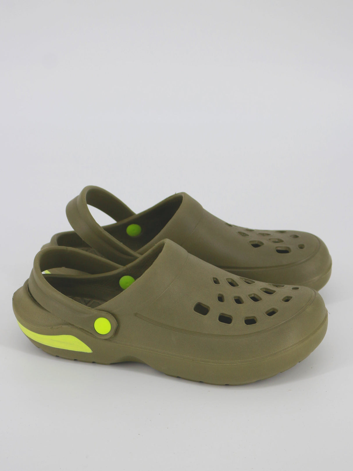 Image for Kids Boy Graphic Printed Clogs Sandals,Olive