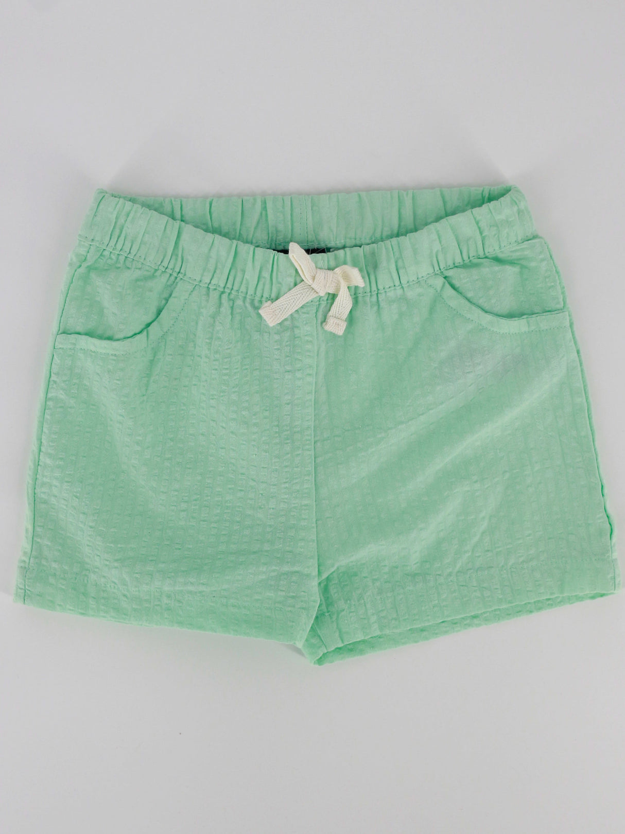 Image for Kids Girl Textured Short,Light Green