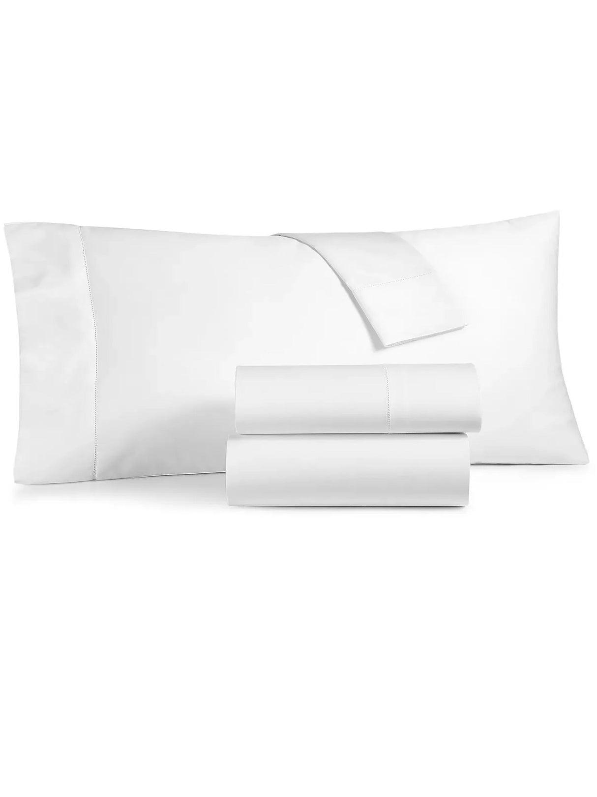 Image for Cotton Sateen White, Twin Size Set