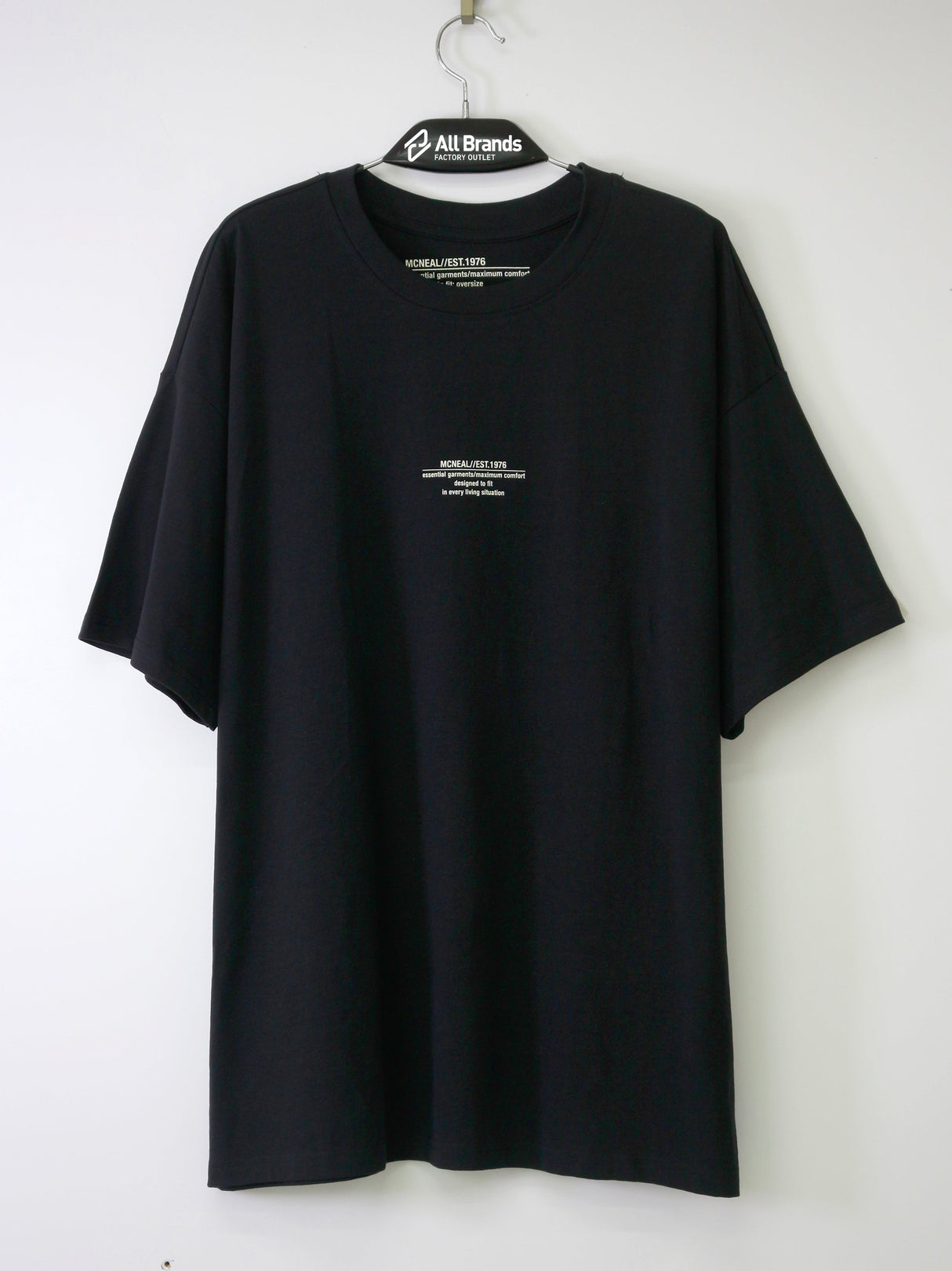 Image for Men's Graphic Printed Oversized T-Shirt,Black