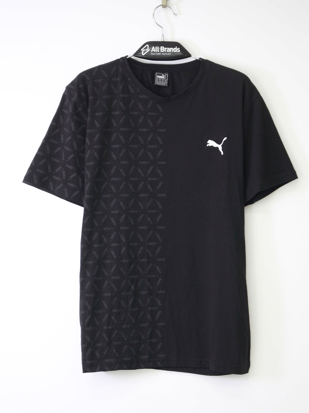 Image for Men's Brand Logo Printed Sport Top,Black