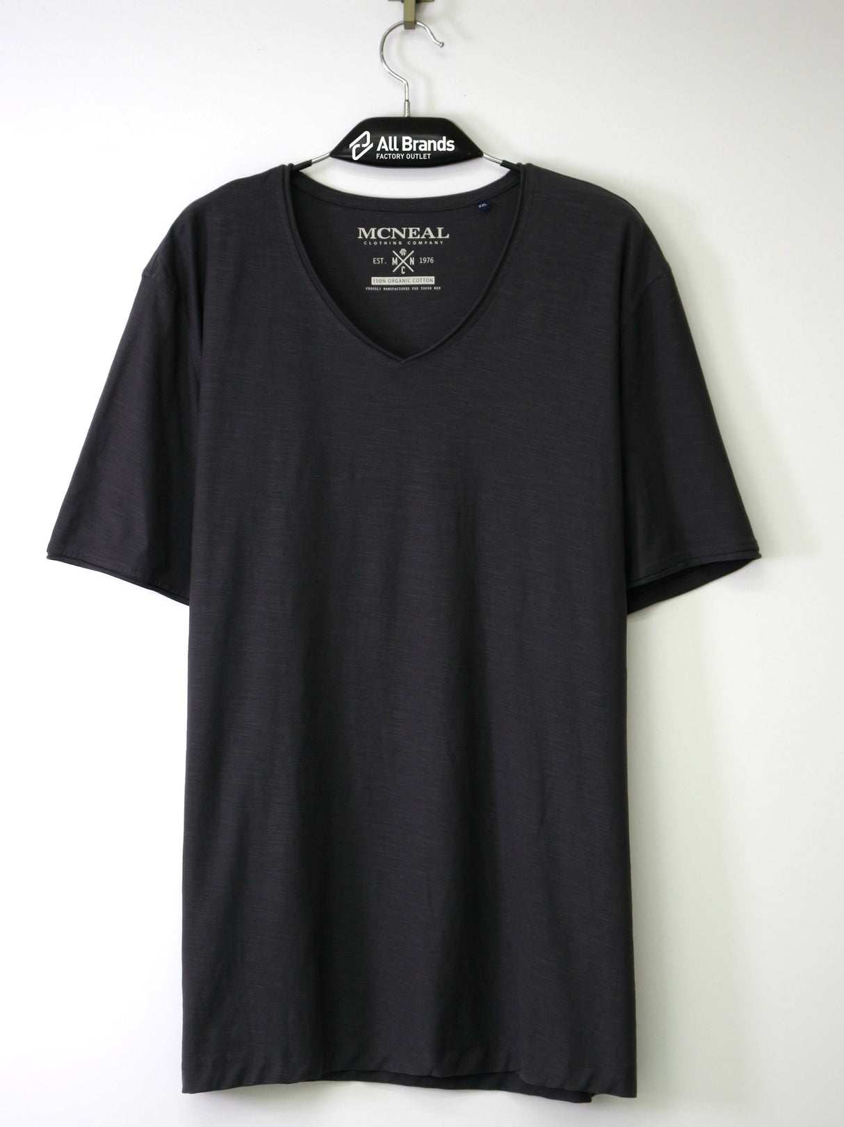 Image for Men's Brand Logo Printed T-Shirt,Dark Grey