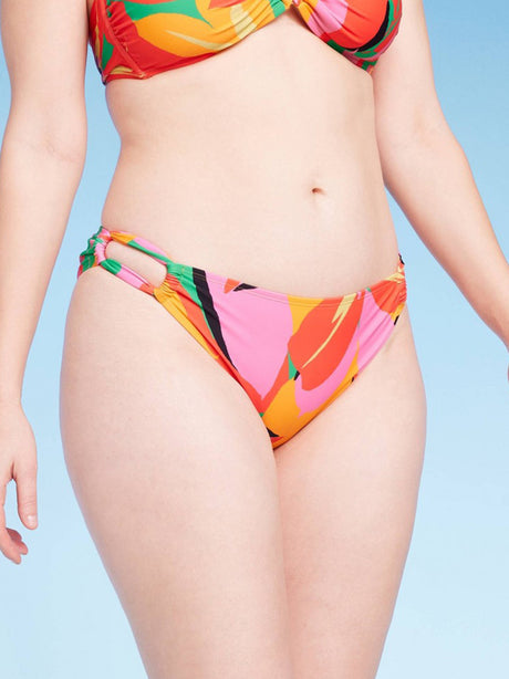 Image for Women's Graphic Printed Bikini Bottom,Multi