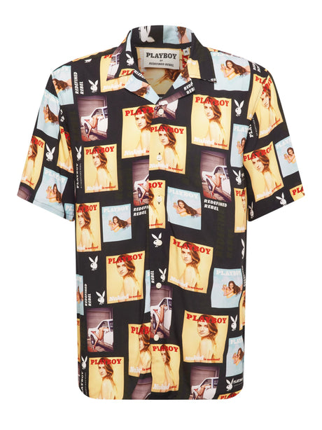 Image for Men's Graphic Printed Dress Shirt,Multi