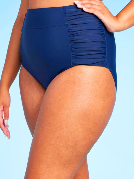 Image for Women's High Waist Bikini Bottom,Navy