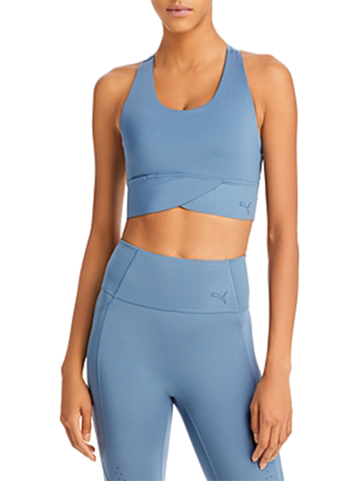 Image for Women's Brand Logo Printed Sport Bra,Blue