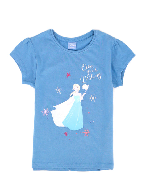 Image for Kids Girl Graphic Printed T-Shirt,Blue