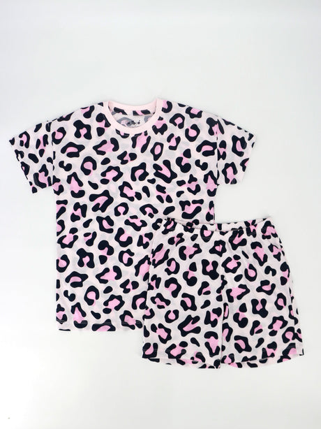 Image for Kids Girl Leopard Printed Sleepwear Set,Multi