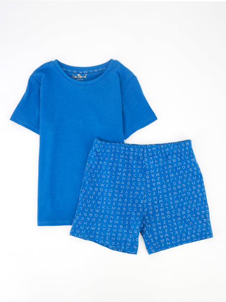 Image for Kids Boy Graphic Printed Sleepwear Set,Blue