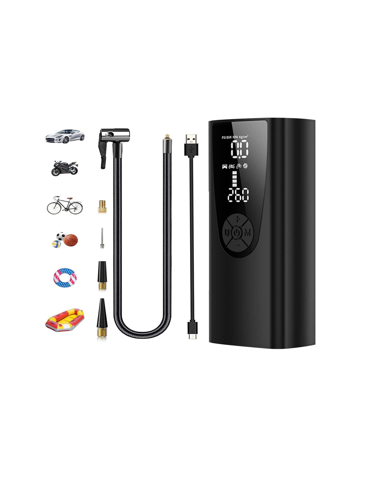 Image for Portable Electric Air Pump, 8000 Mah