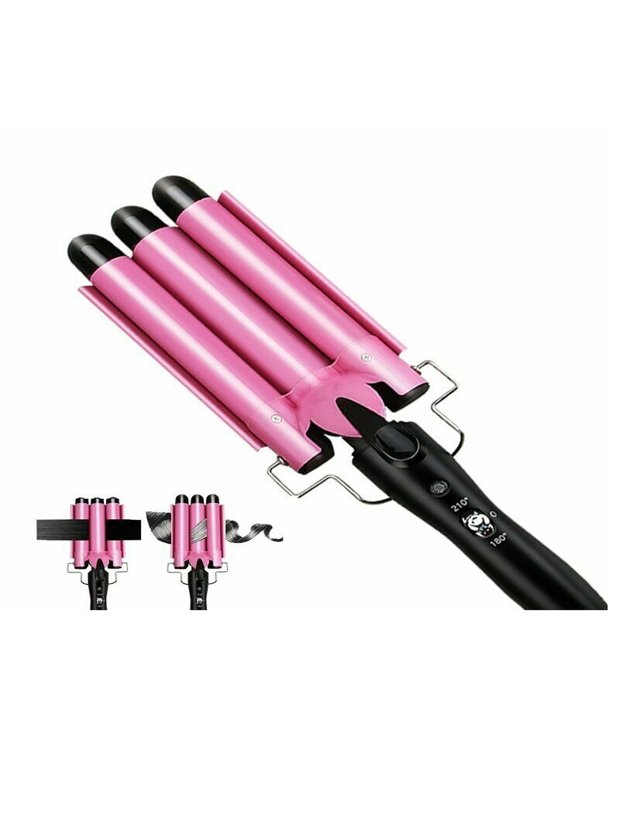 Image for Triple Barrel Hair Curler, 7-120 Watts