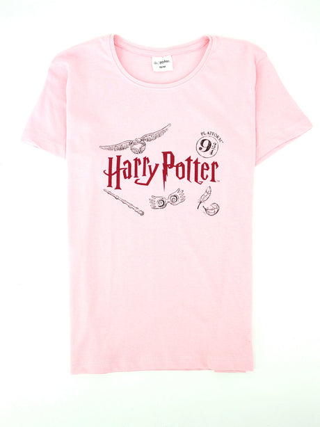 Image for Kids Girl Brand Logo Printed T-Shirt,Pink