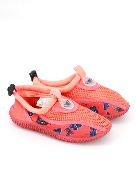 Image for Kids Girl Butterfly Printed Beach Shoes,Peach