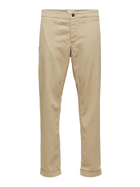 Image for Men's Plain Solid Slim Comfort Pant,Beige