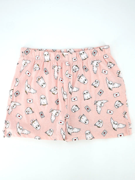Image for Kids Girl Graphic Printed Sleepwear Short,Light Pink