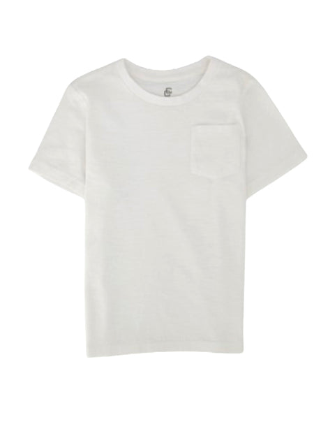 Image for Kids Boy Side Pocket T-Shirt,White