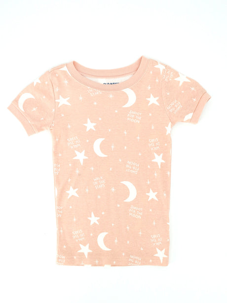 Image for Kids Girl Graphic Printed Sleepwear Top,Pink