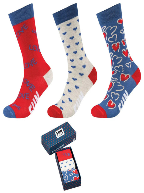 Image for 3 Pair Heart Socks