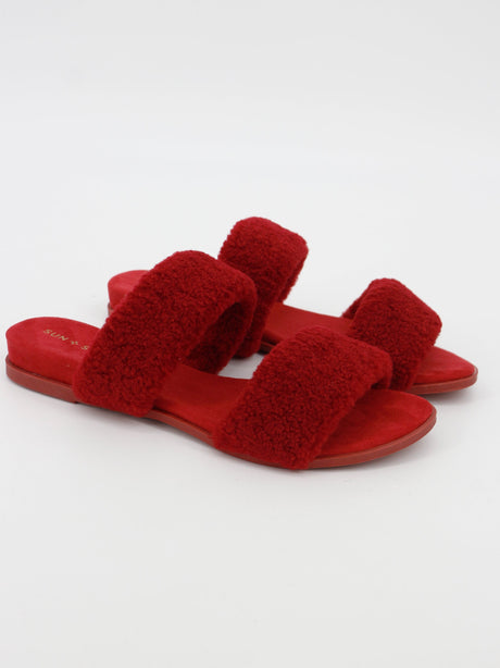 Image for Women's Slide Slippers,Red