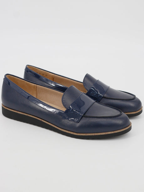 Image for Women's Slip on Casual Loafers,Navy