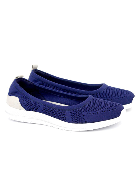 Image for Women's Slip-On Sneakers,Dark Blue