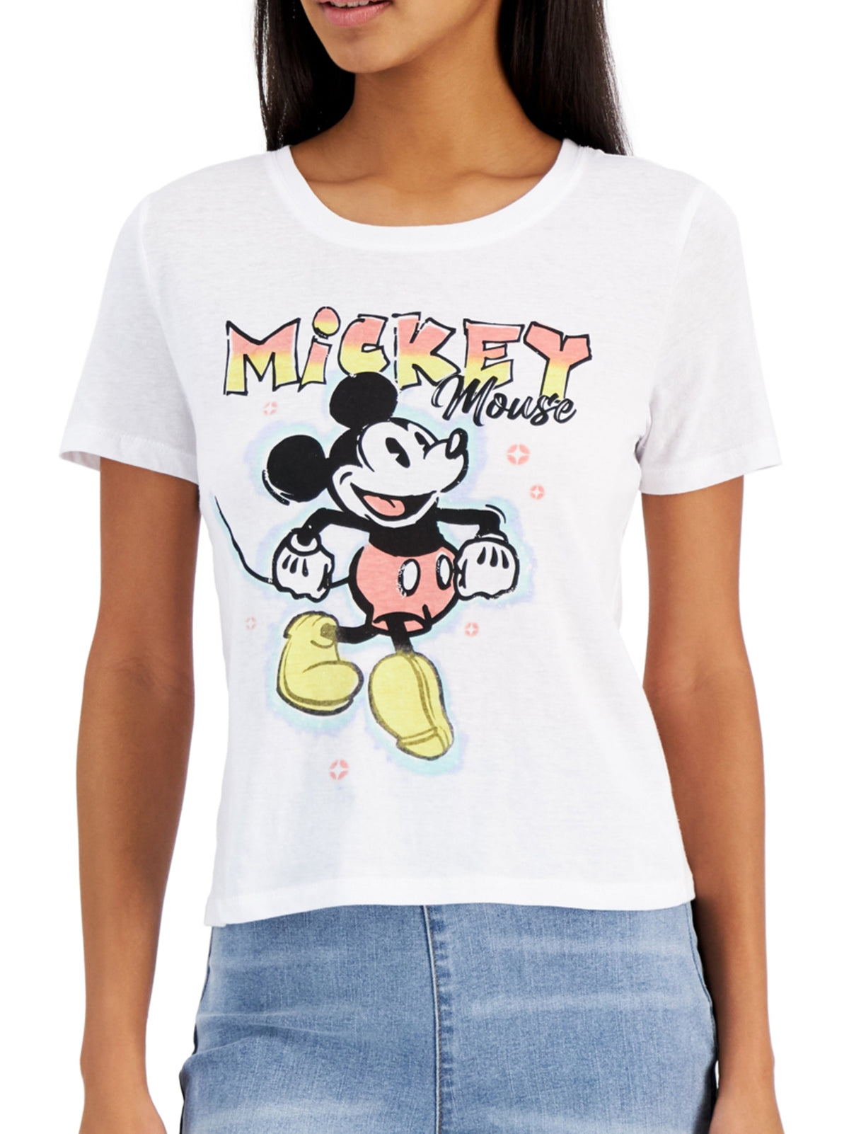 Image for Women's Graphic Printed T-Shirt,White
