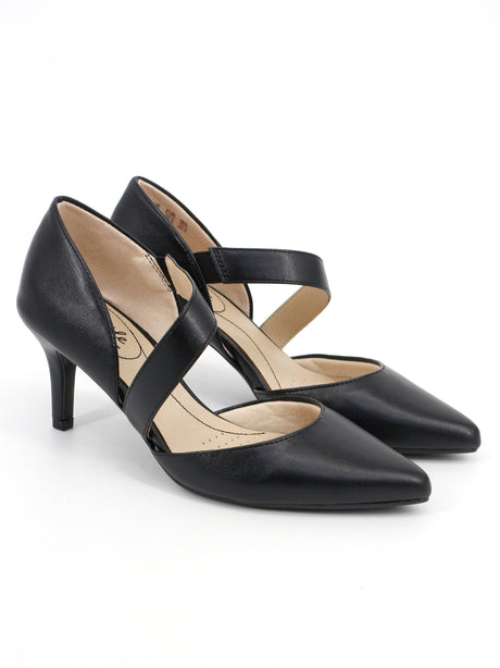 Image for Women's Asymmetrical Dress Pump Sandals,Black
