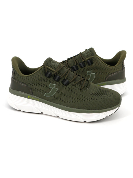 Men's Textured Running Shoes,Olive