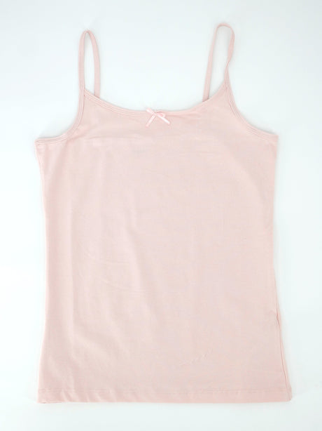 Image for Kids Girl Plain Solid Tank Top,Light Pink
