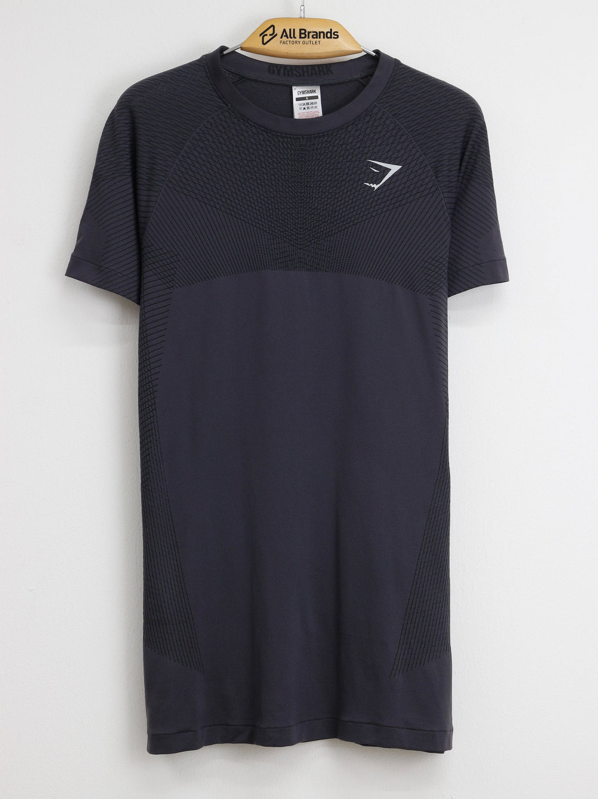Image for Men's Brand Logo Printed Sport Top,Dark Grey