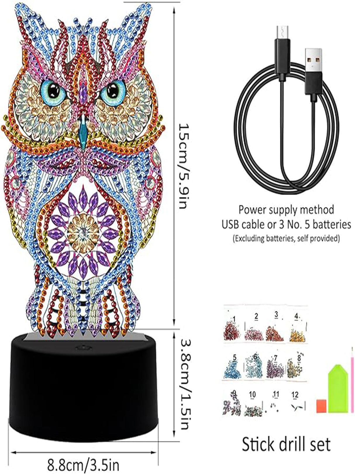 Image for Diy Diamond Painting Lamp