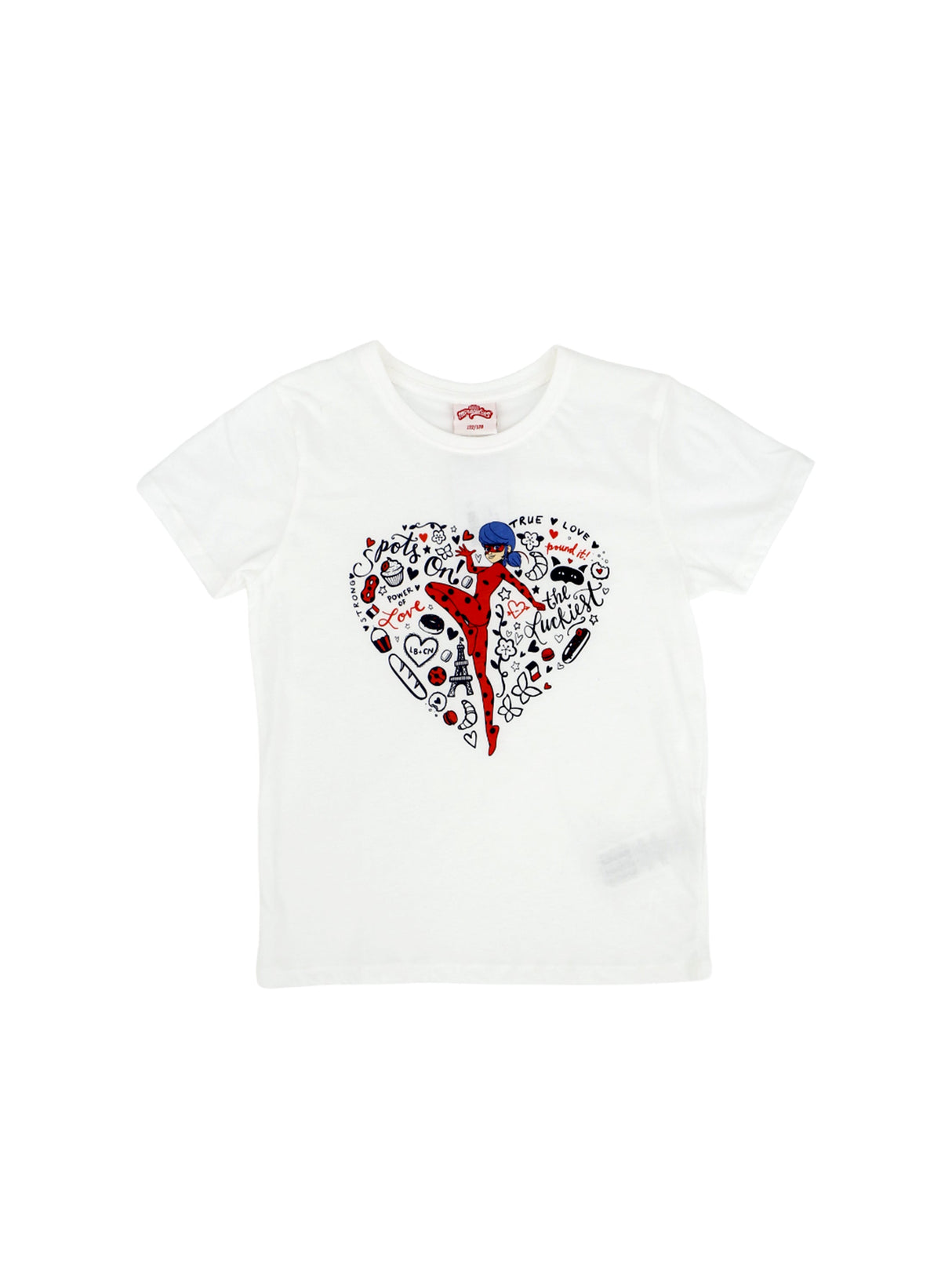 Image for Kids Girl Graphic Printed T-Shirt,White
