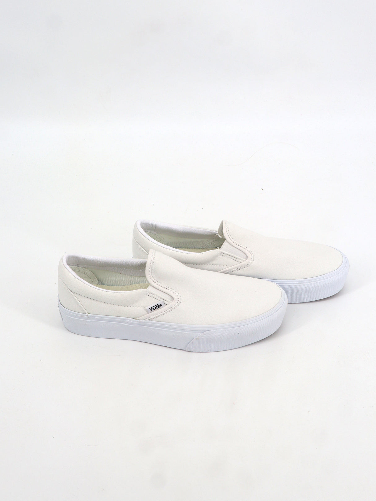 Image for Women's Plain Solid Flat Shoes,White