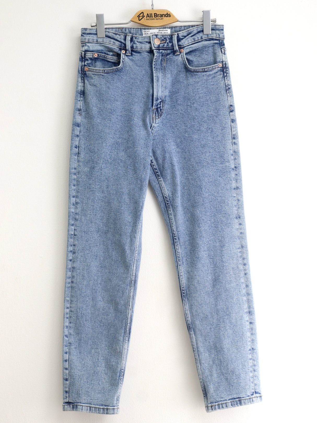 Image for Women's Washed Jeans,Light Blue