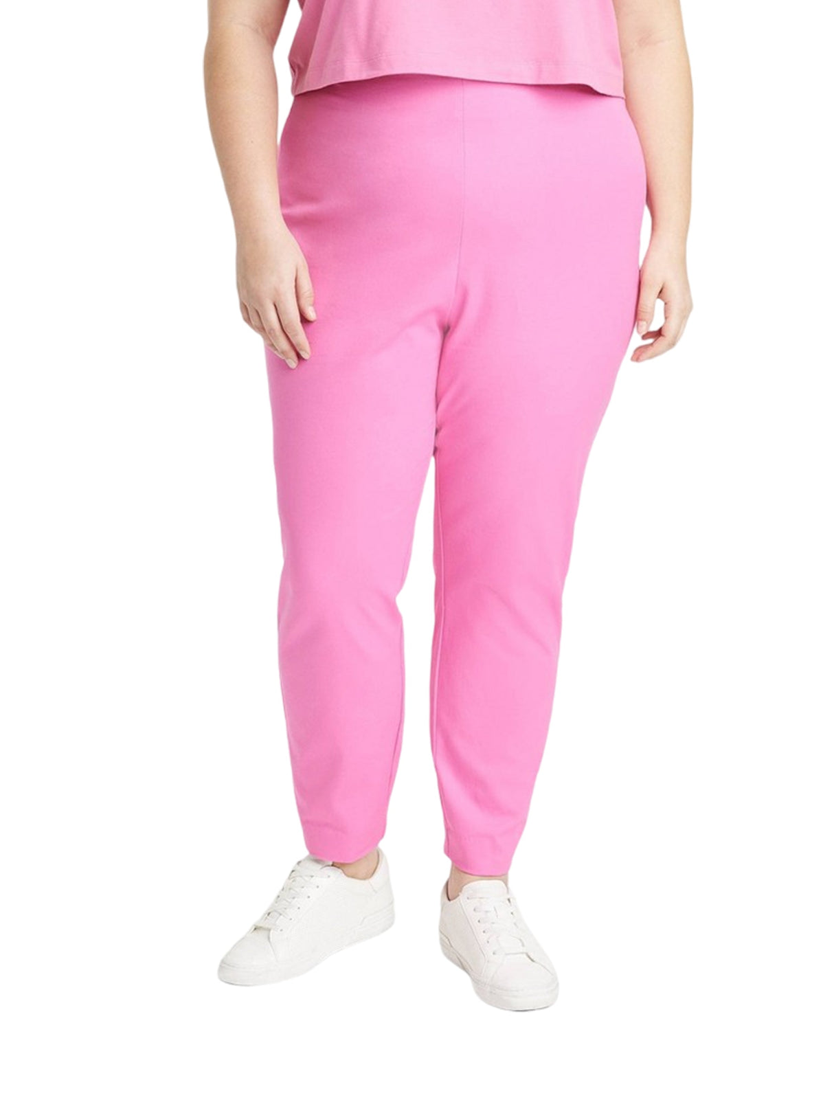 Image for Women's Plain Solid Pants,Pink