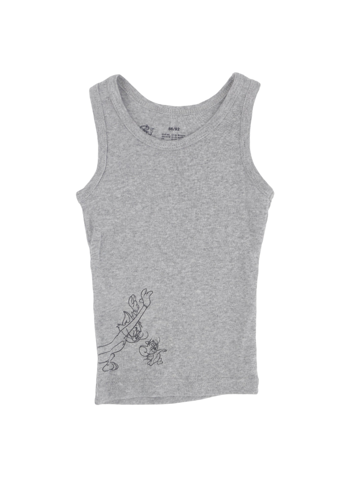 Image for Kids Boy's Graphic Printed Tank Top,Light Grey