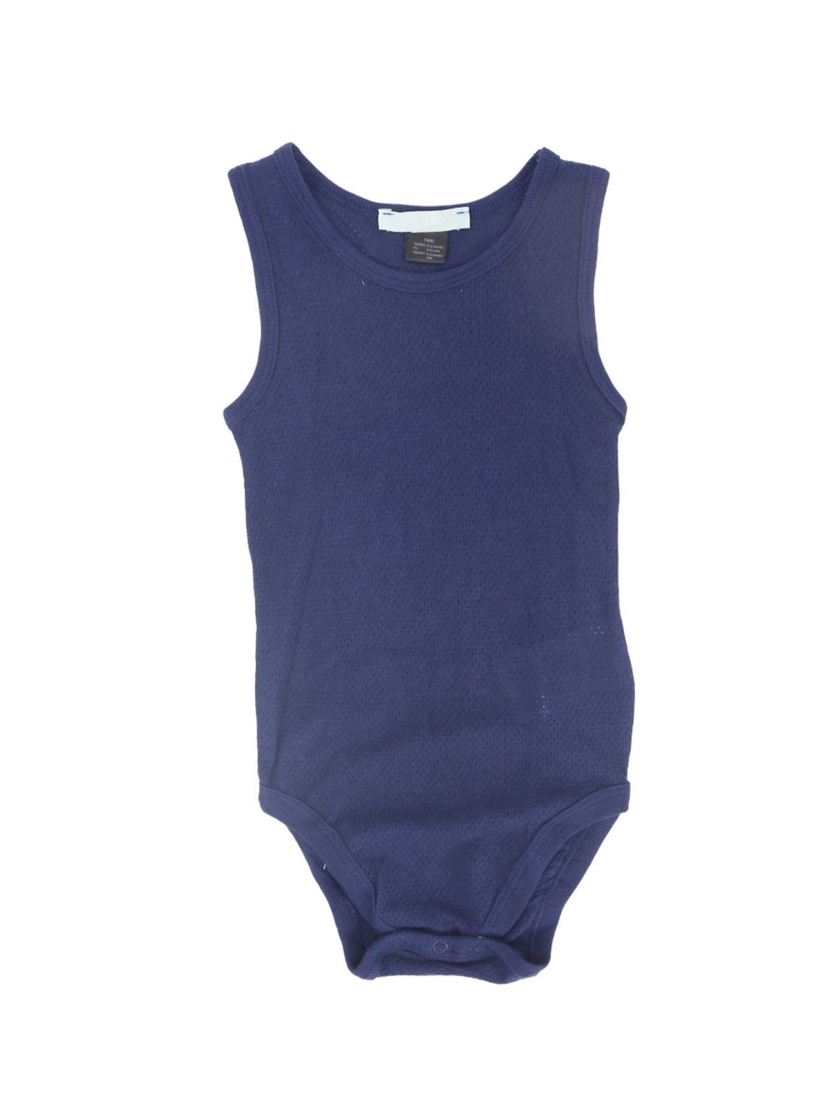 Image for Kids Boy's Plain Solid Bodysuit,Navy