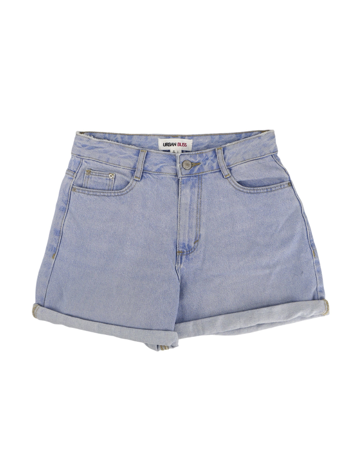 Image for Women's Washed Denim Short,Light Blue