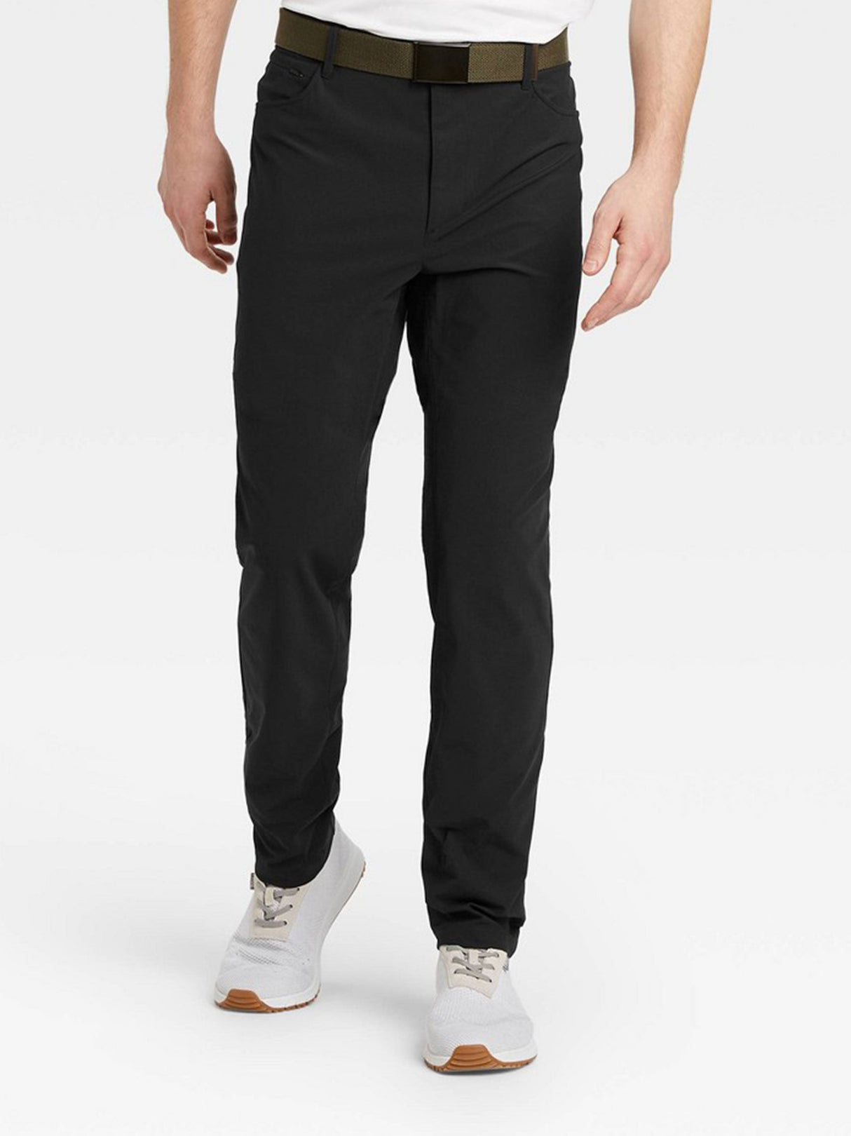 Image for Men's Plain Solid Pant,Black