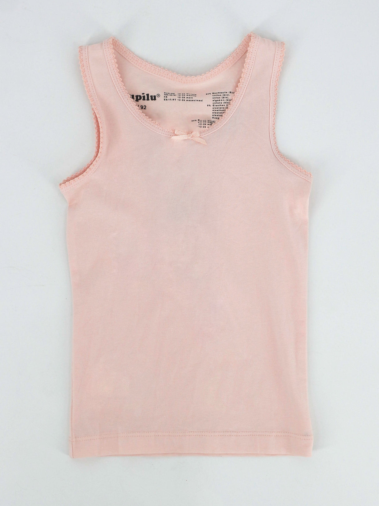 Image for Kids Girl's Plain Solid Tank Top,Light Pink