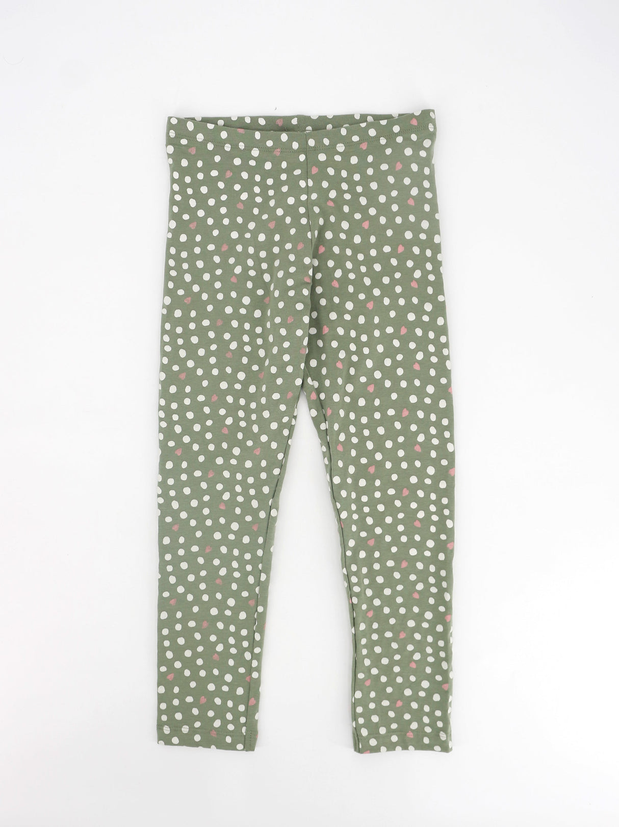 Image for Kids Girl's Polka Dots Legging,Green