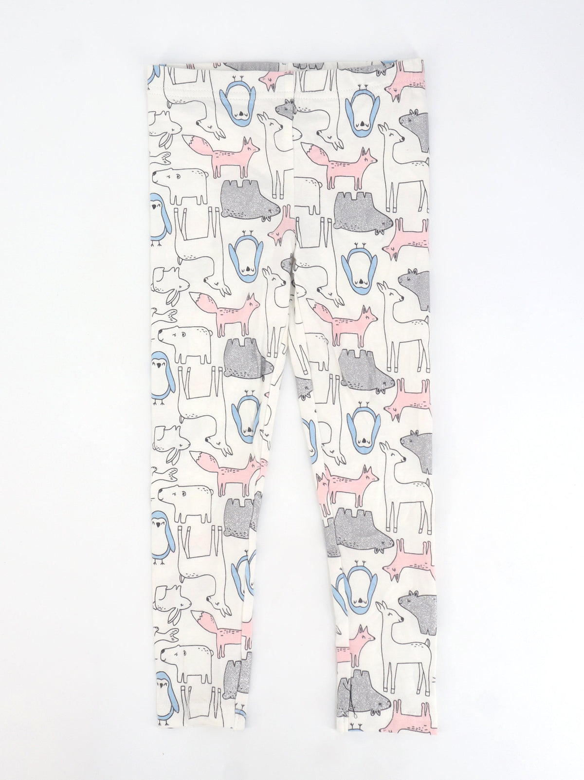 Image for Kids Girl's Graphic Printed Legging,White