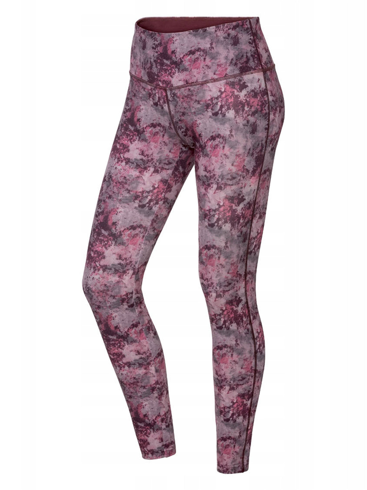 Image for Women's Tie Dye Leggings,Wine